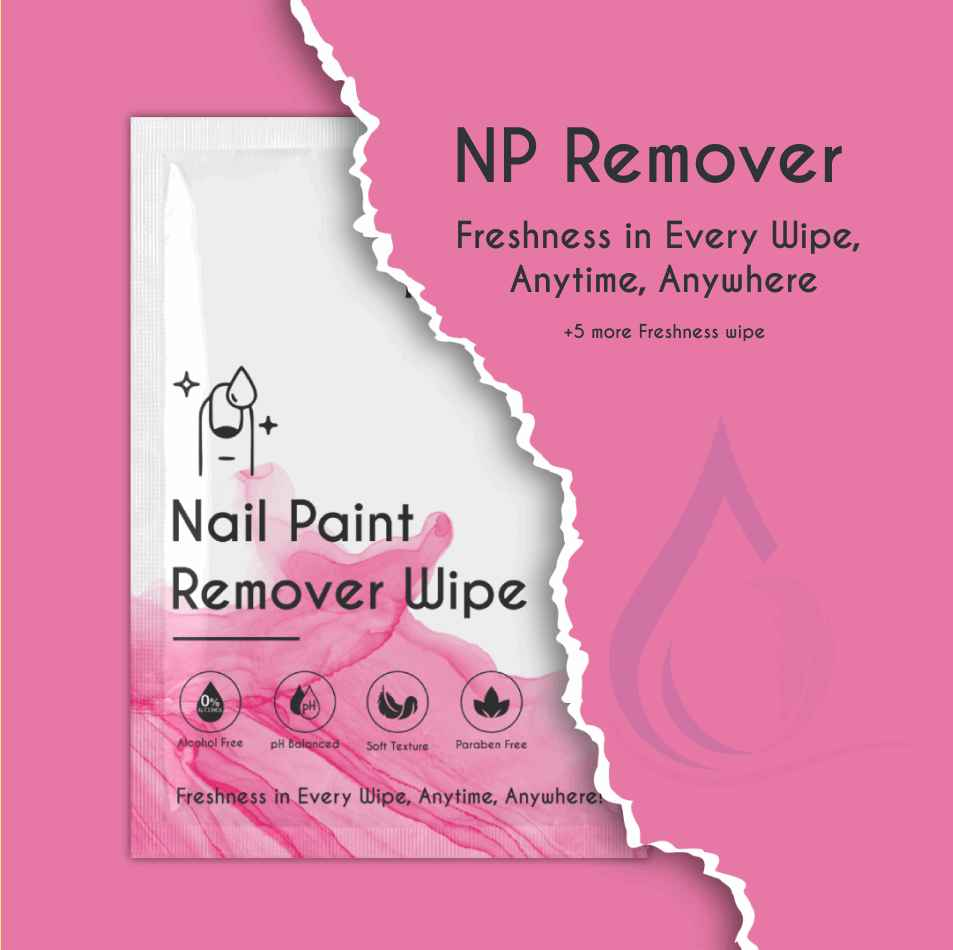 Nail Paint Remover Wipe (50 Pcs)