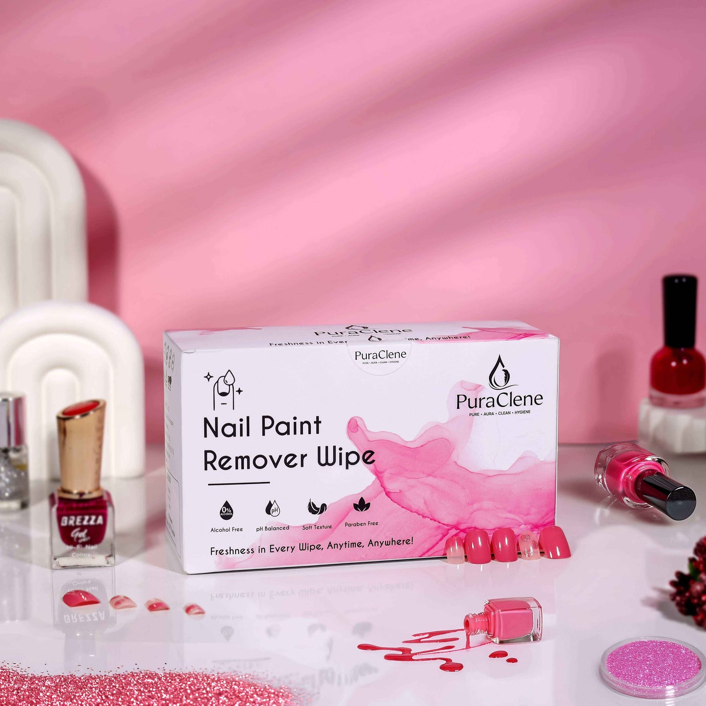 Nail Paint Remover Wipe (50 Pcs)