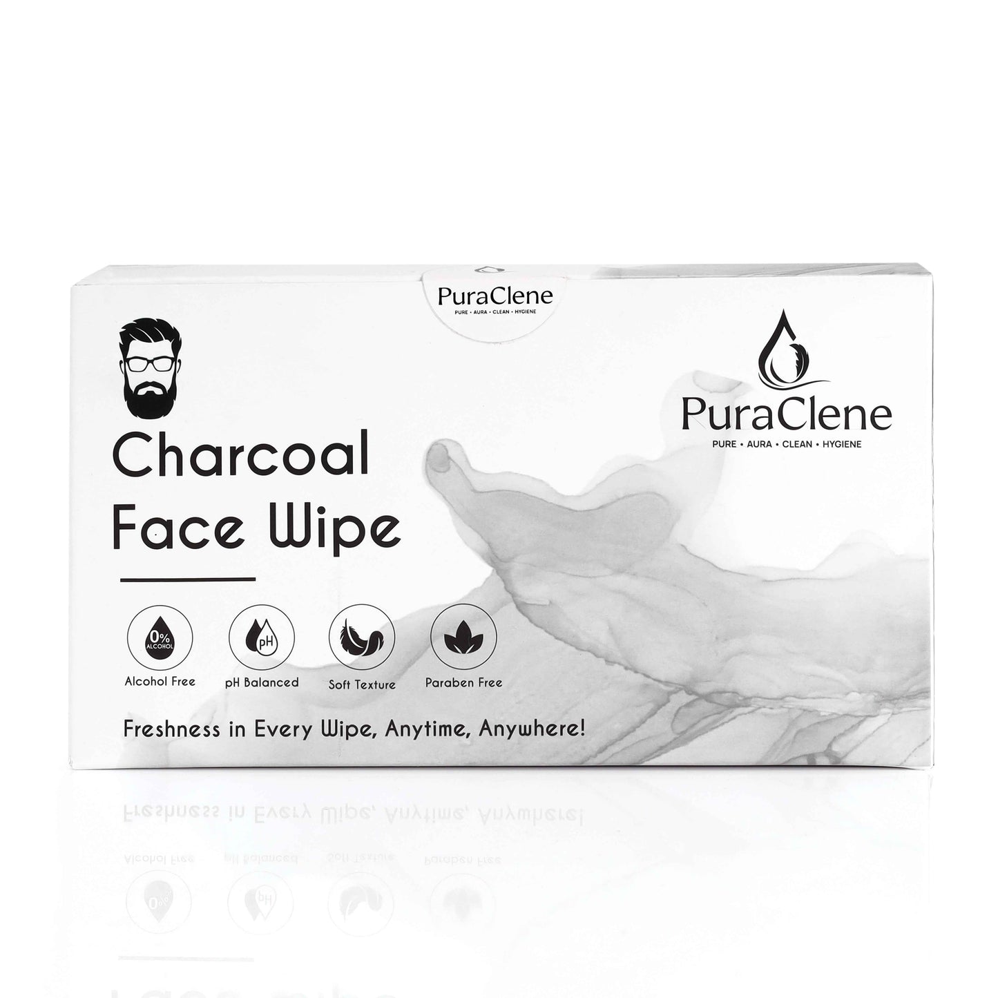Charcoal Face Wipe (50 Pcs)