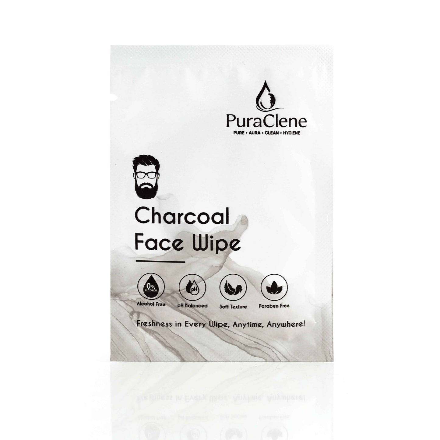 Charcoal Face Wipe (50 Pcs)