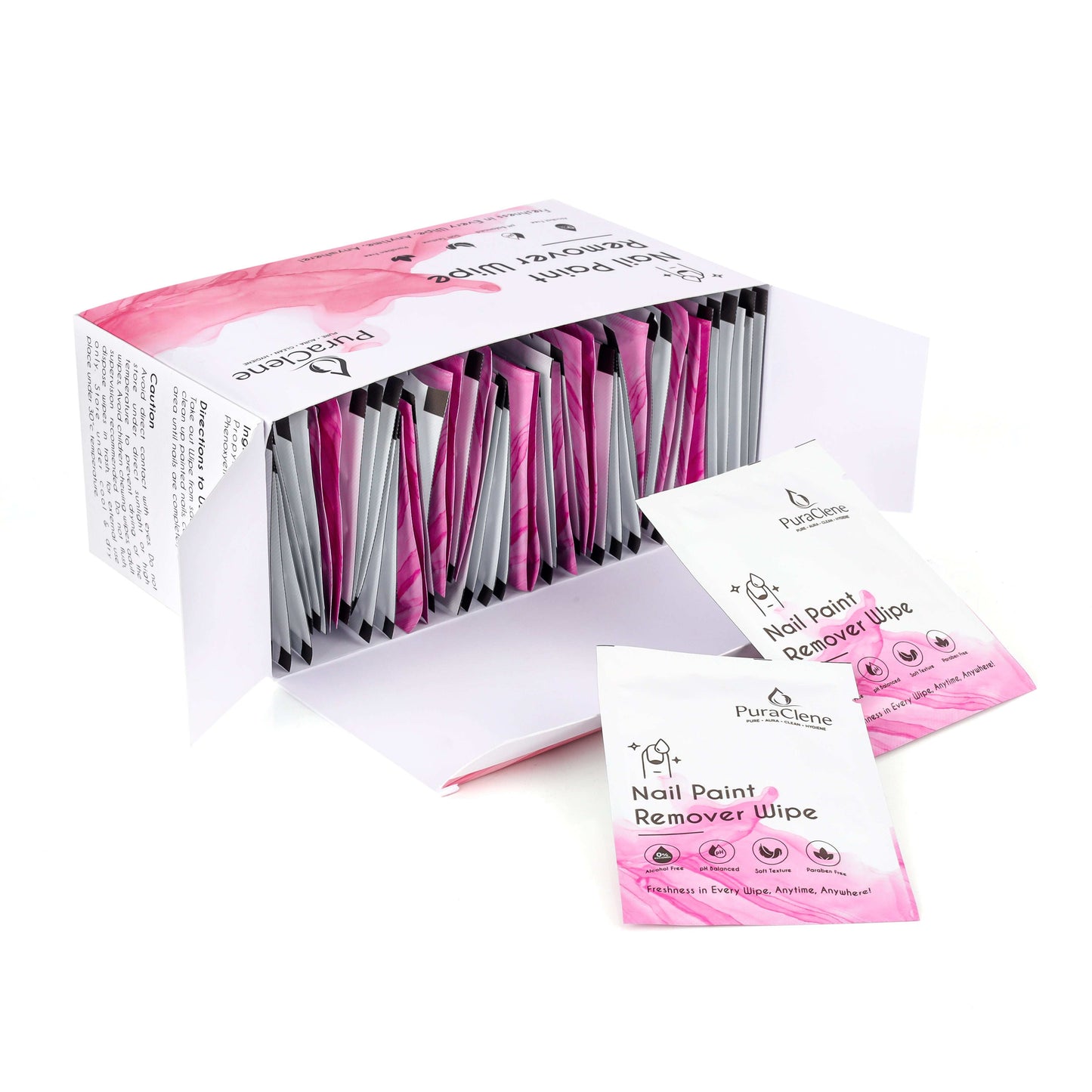 Nail Paint Remover Wipe (50 Pcs)