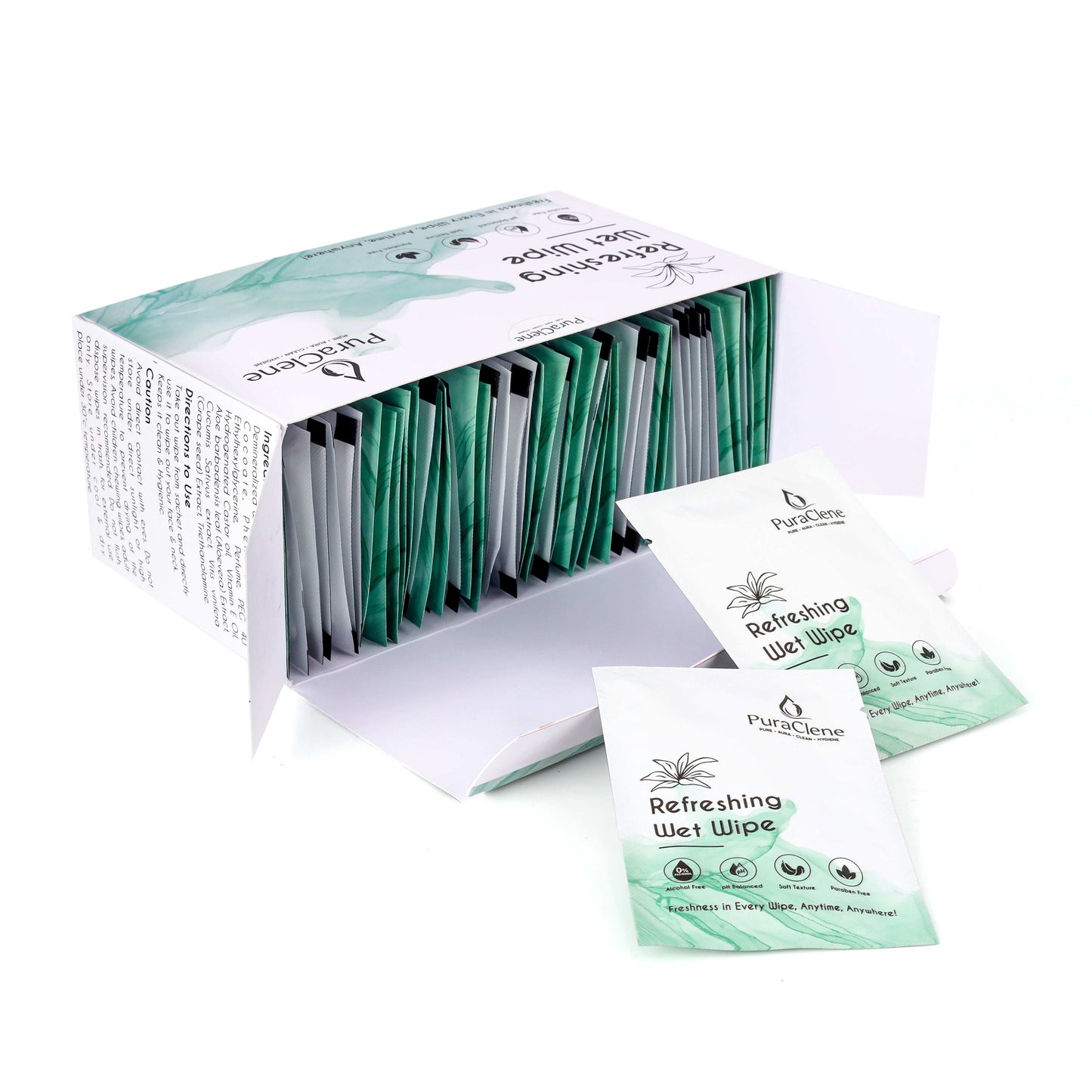 Refreshing Wet Wipe - Jasmin (50 Pcs)