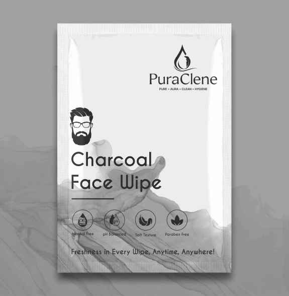 Charcoal Face Wipe (50 Pcs)