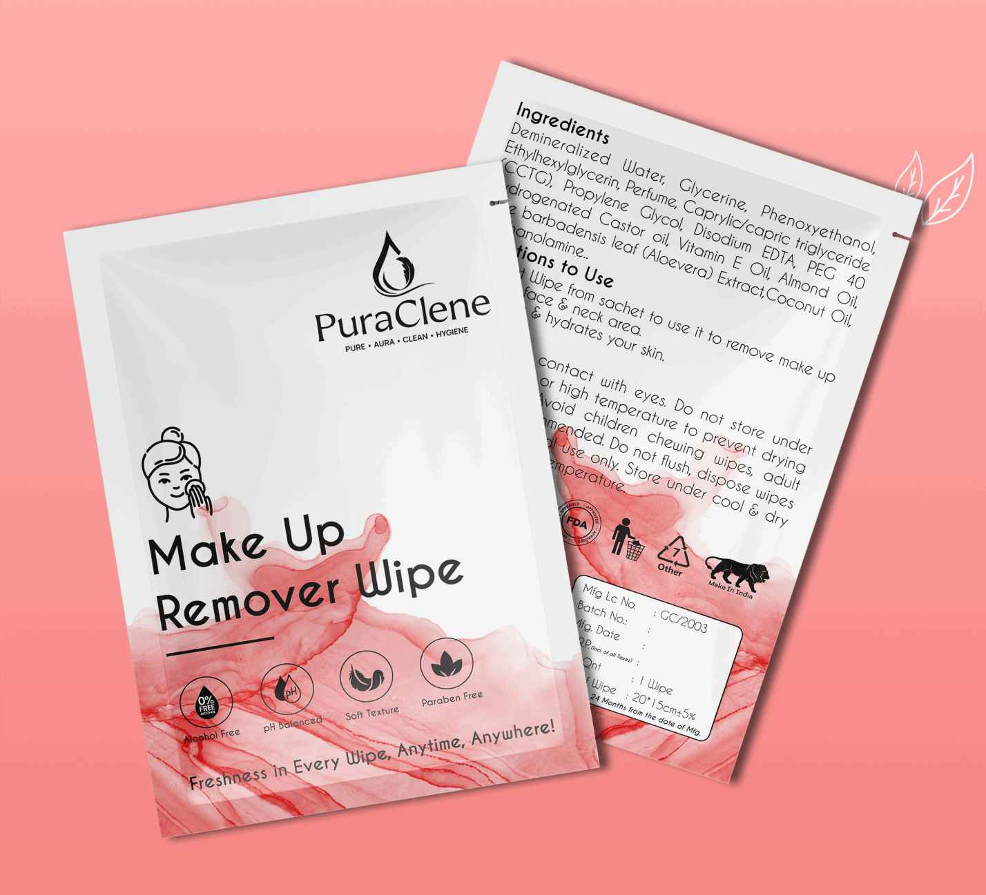 Make Up Remover Wipe (50 Pcs)